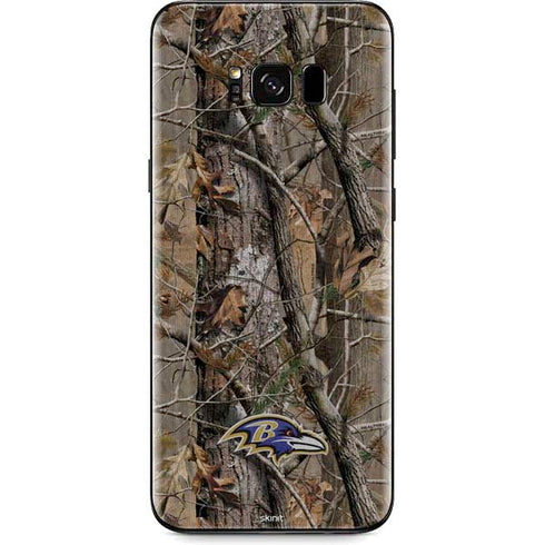 NFL Baltimore Ravens Realtree AP Camo Galaxy S8 Plus Skin